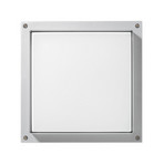 Bliz Square 40 LED wall light, 3,000 K, white