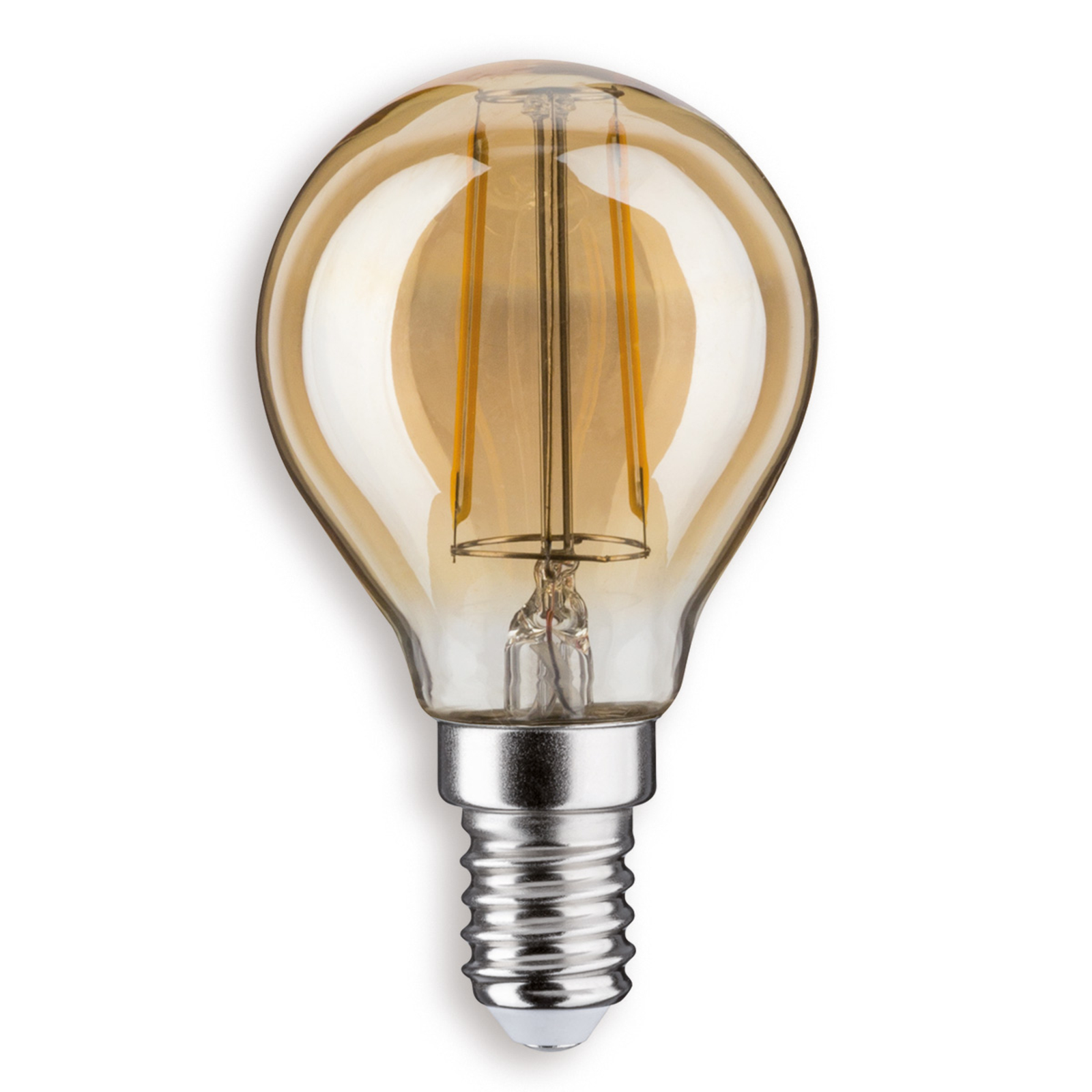 Paulmann LED-dråbepære E14 2,6 W 825, guld