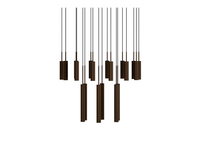 Audo Copenhagen – Tubulaire 20 Kronleuchter Alu/Anodized Bronzed