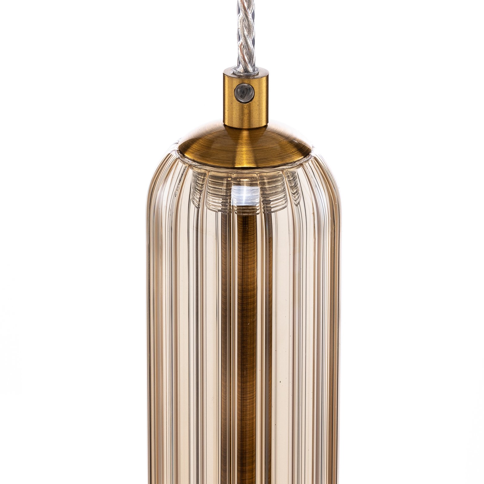 Freylin Suspension Amber/Brass - Lucande