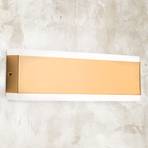 Lámpara de pared LED Garik con cuerpo dorado