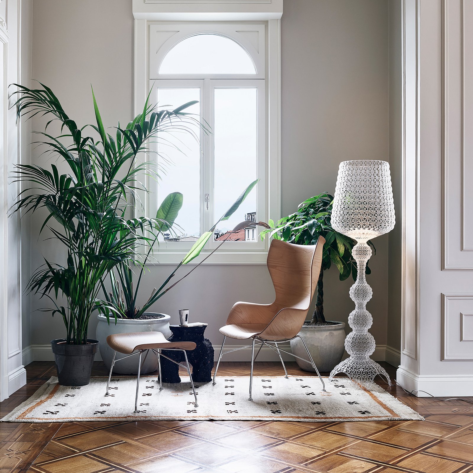 Kabuki Podna lampa Krystal - Kartell