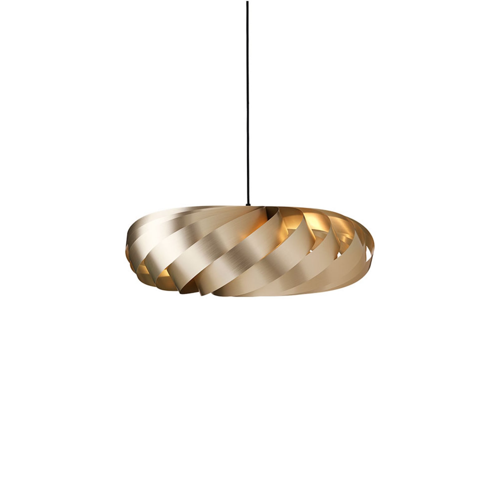Lampada a sospensione Tom Rossau TR5, Ø 60 cm, dorata, alluminio