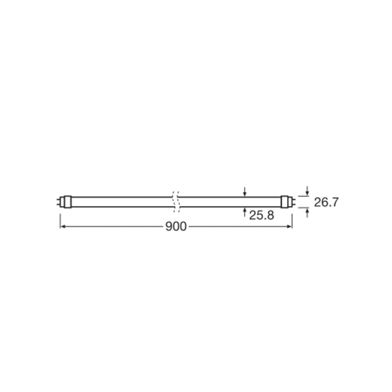 OSRAM LED növény lámpa T8 10W cső Fluora 2,500K 90cm 