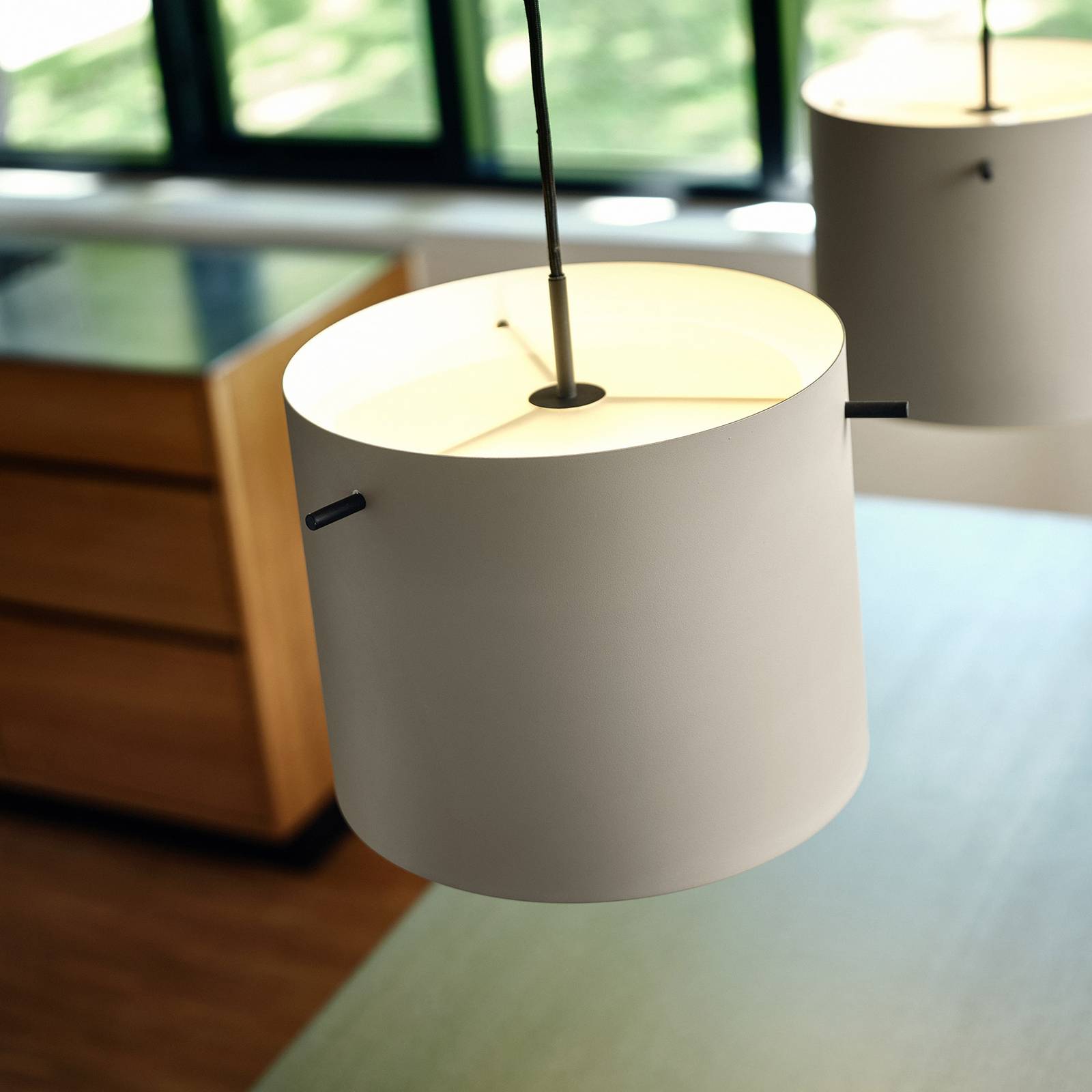 FRANDSEN FM1954 lampa wisząca Ø 28 cm szara