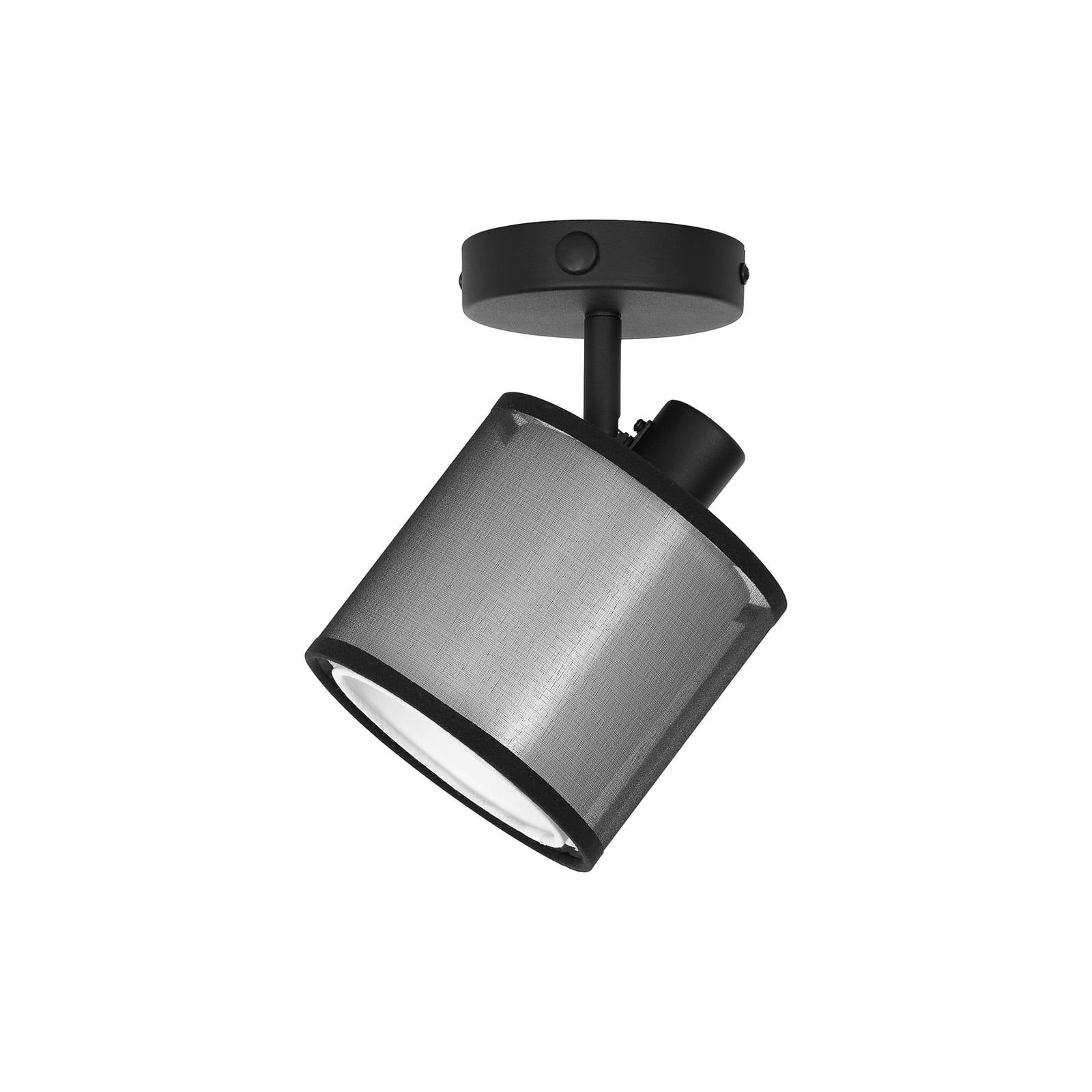 Lindby Chizoma Deckenspot 1-flammig Stoff-Schirm