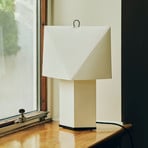 HAY Aplat table lamp, height 66 cm, white, tissue paper, E27