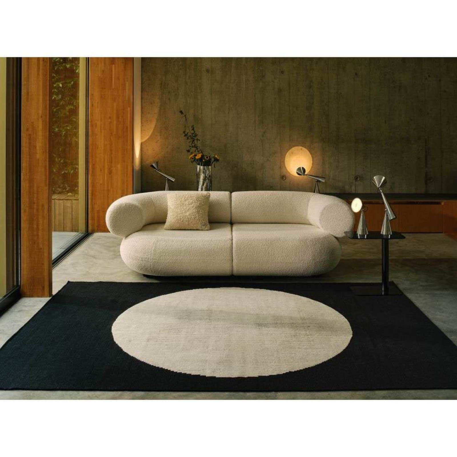 Disc Teppich 170x240 Black - Tom Dixon