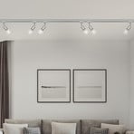 Schienenset DUOline Diallo titan 2 m 6-flg. E27-LED 2-Phasen