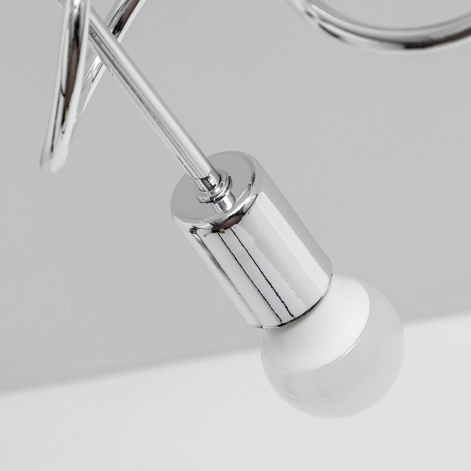 Lampa sufitowa Oxford, chrom, 3-punktowa, Ø 44 cm, metal