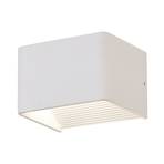 LED wall light Icon, white, up/down, width 12 cm