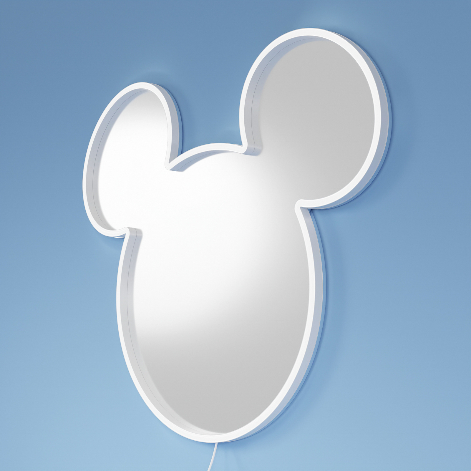 YellowPop "Disney" "Mickey" sieninis veidrodis, sidabrinis