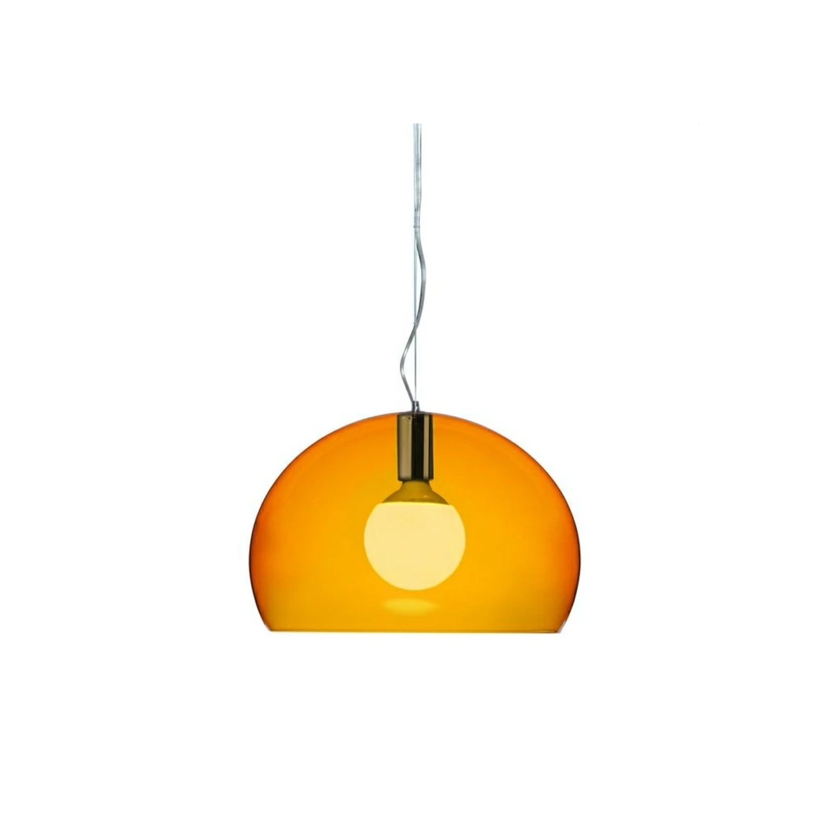 Small FL/Y Pendelleuchte Orange - Kartell