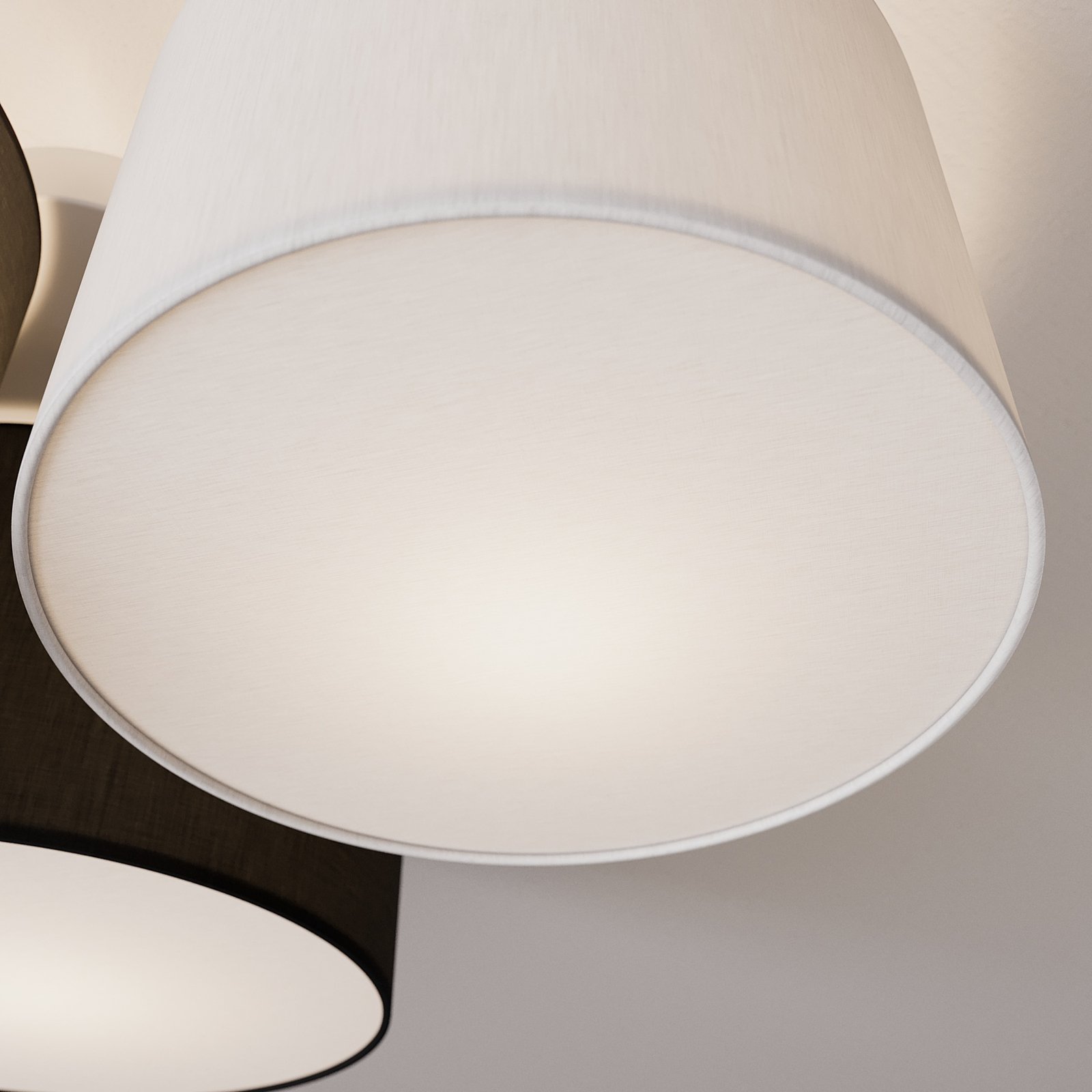 Laurenz 3 Plafonnier Grey/White/Brown - Lindby