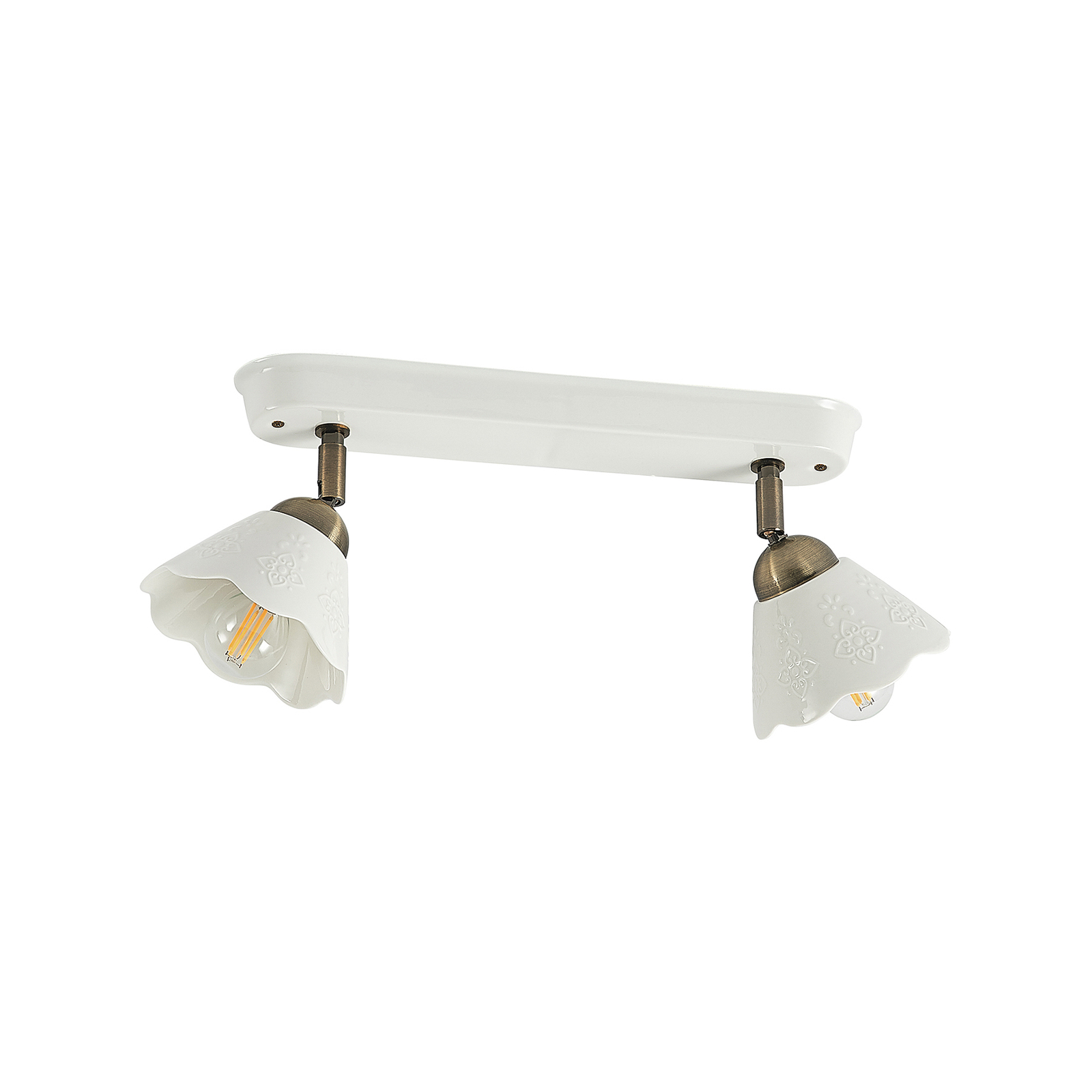 Lindby Veeti foco de techo, 2 luces