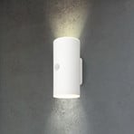 LED outdoor wall light 3787016, white, sensor, up/down