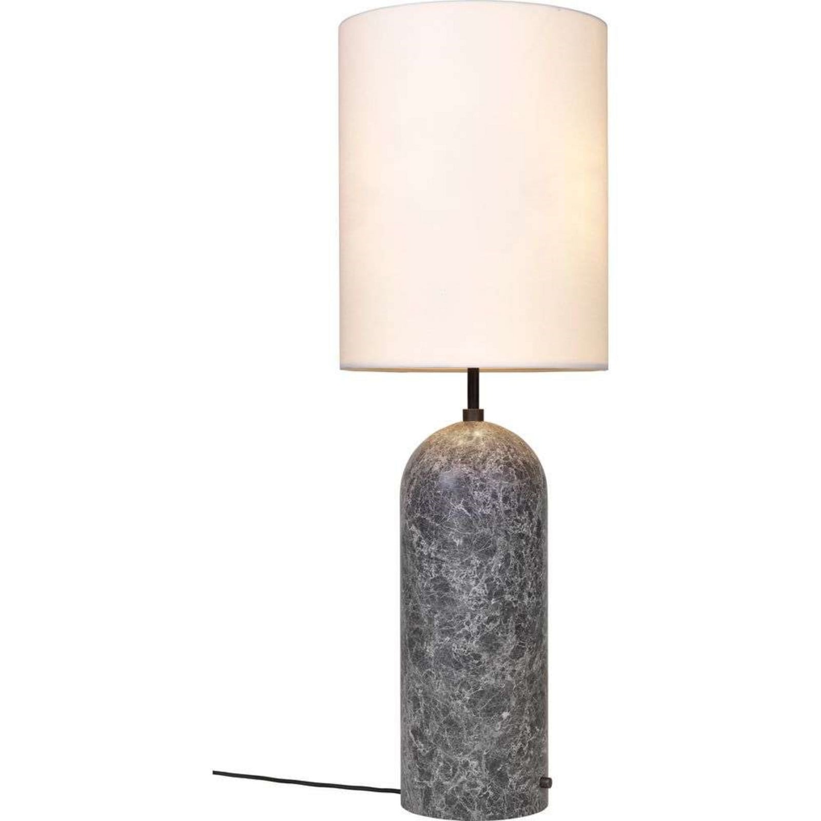 Gravity XL High Gulvlampe Grey Marble/White GUBI - Stue - Marmor