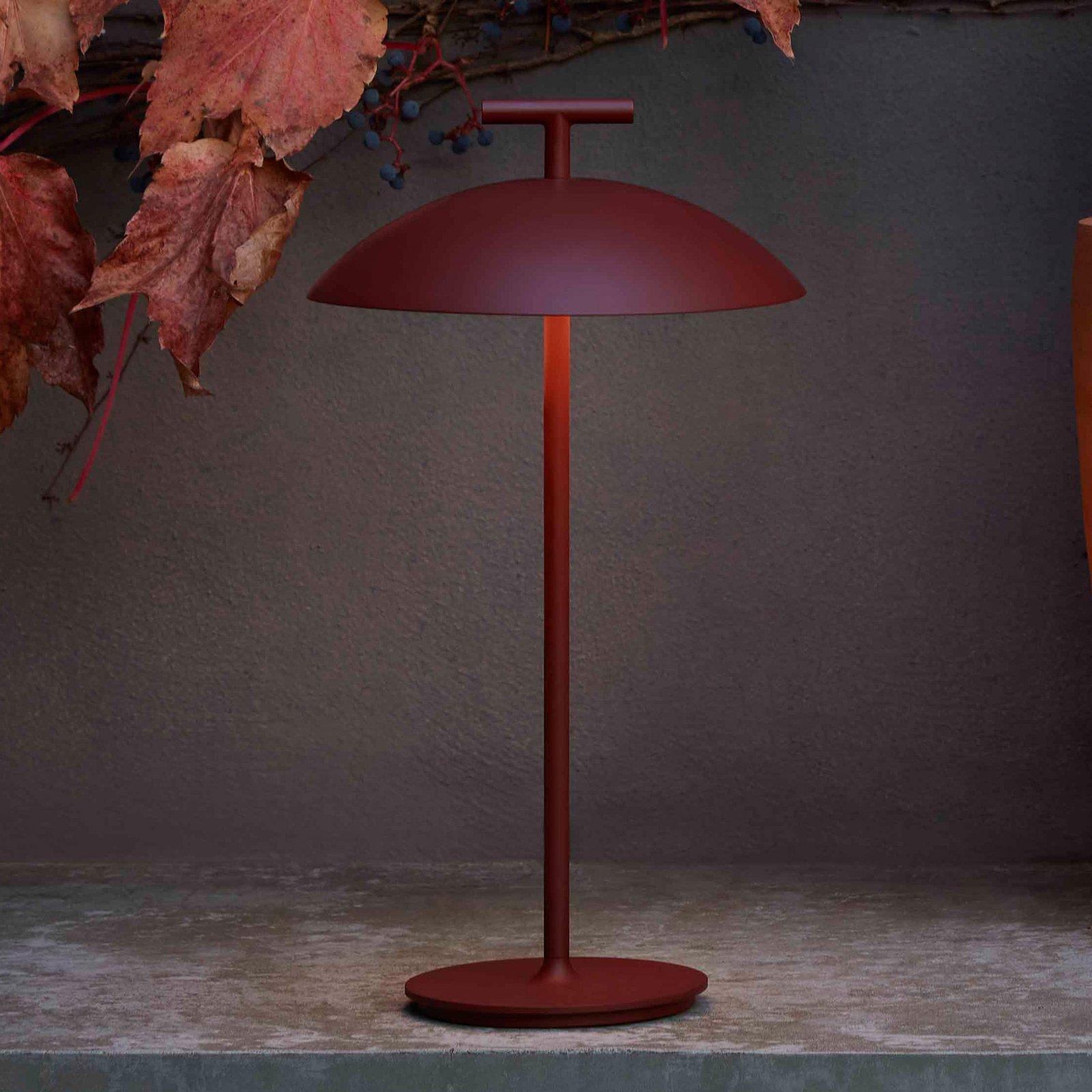 Mini Geen-A Lampe de Table Brick Red - Kartell