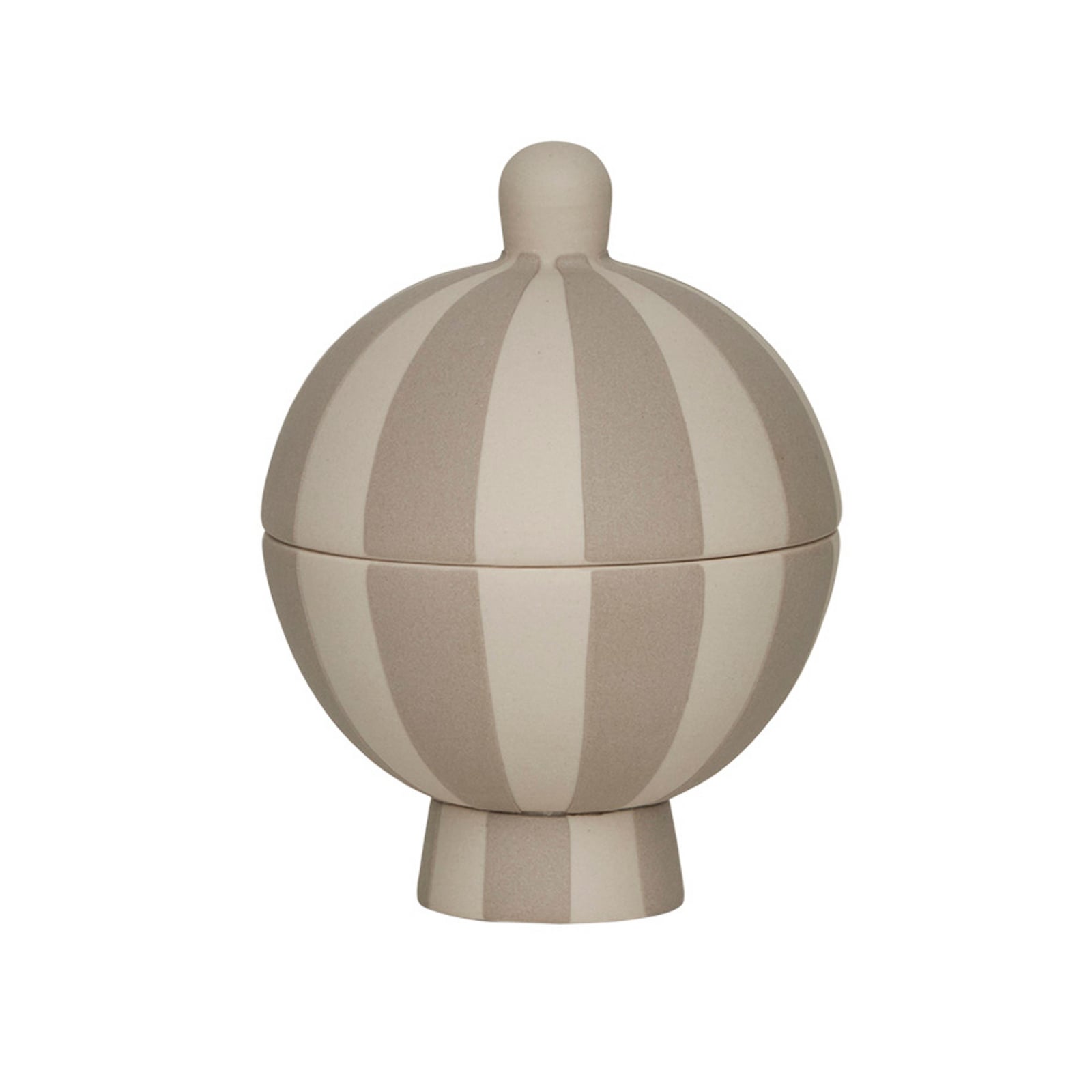Toppu-säilytyslaatikko, beige/valkoinen – OYOY Living Design