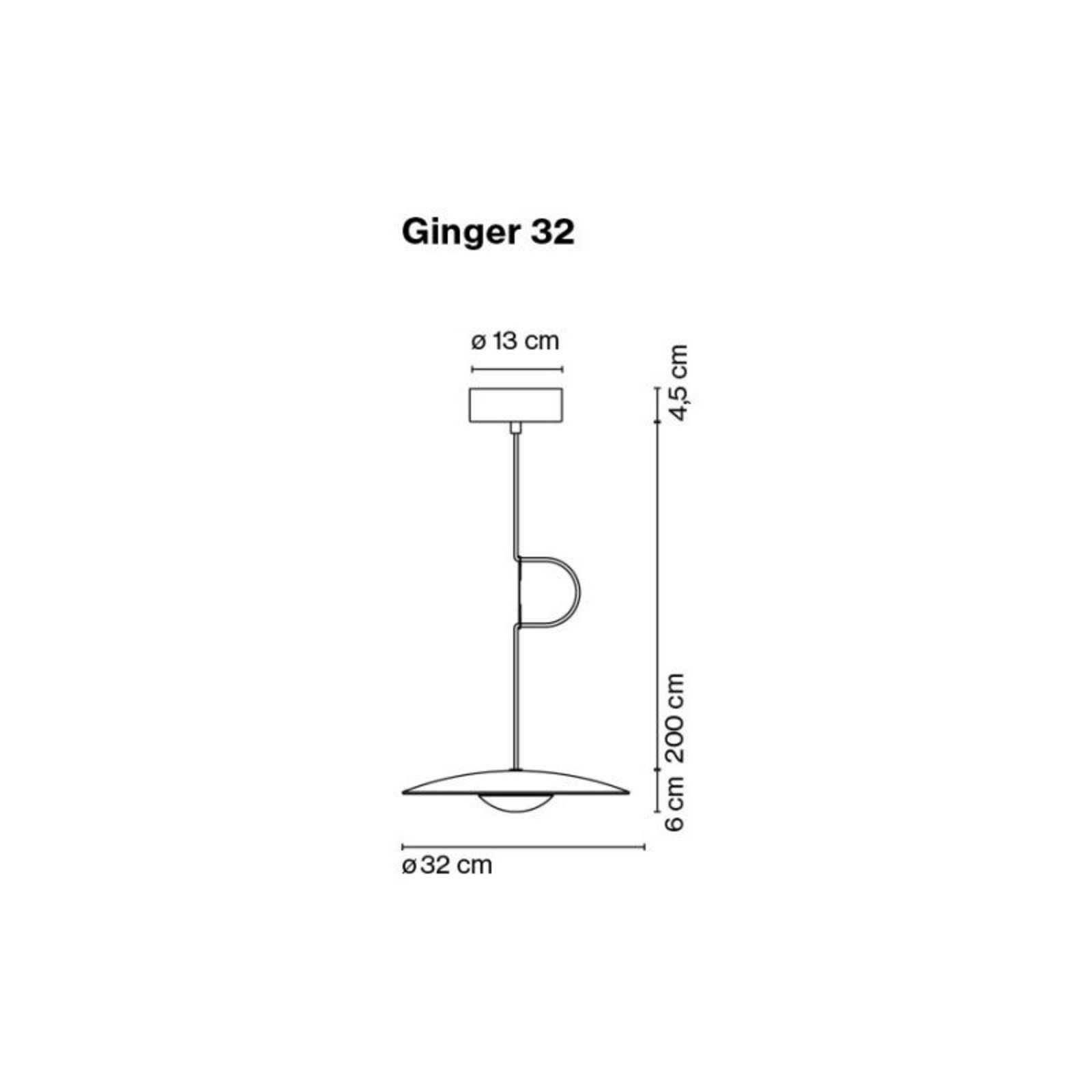 Ginger 32 Závěsná Lampa Wenge - Marset