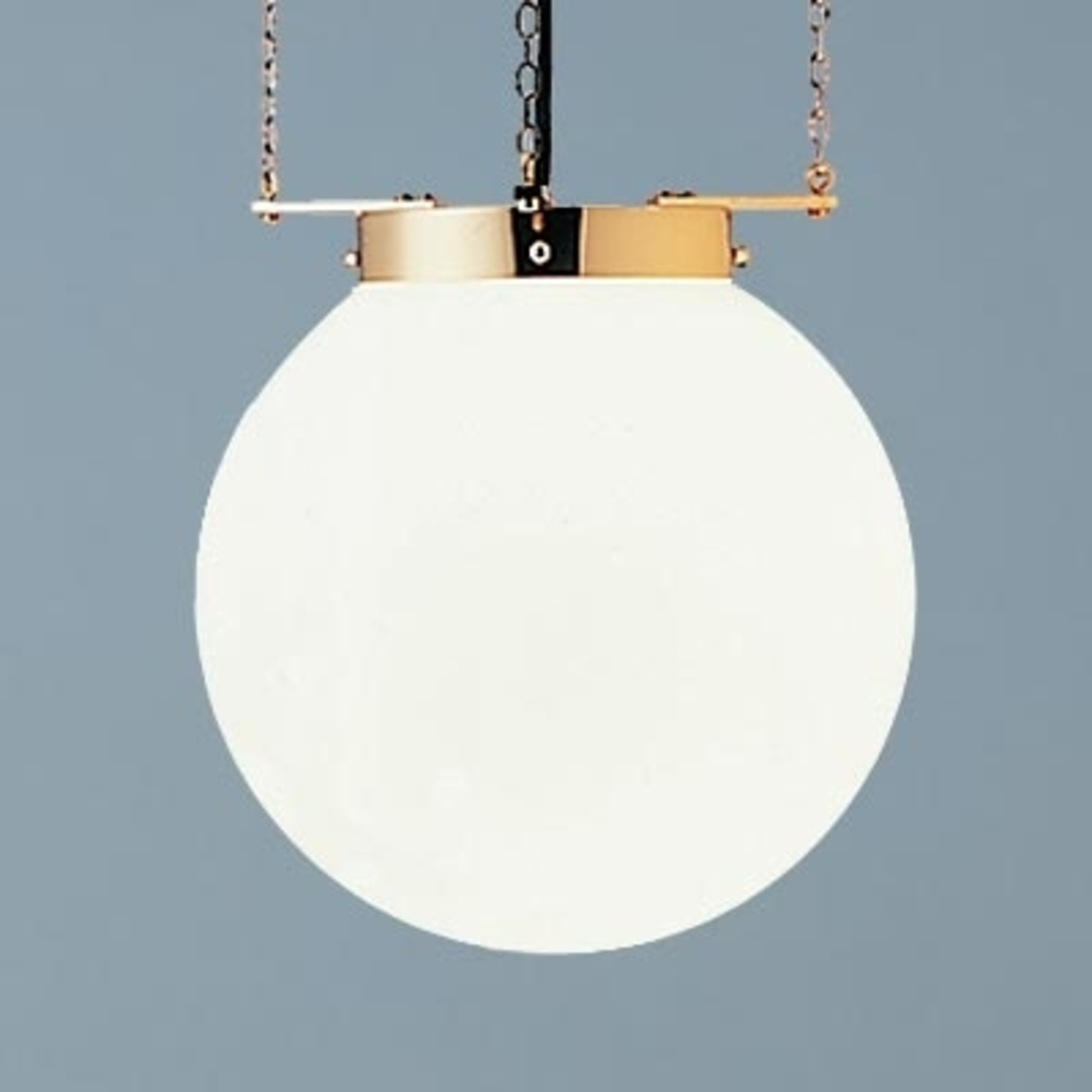 Lámpara colgante estilo Bauhaus latón 35 cm