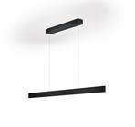 LED pendant light Fara, up/down length 132cm black