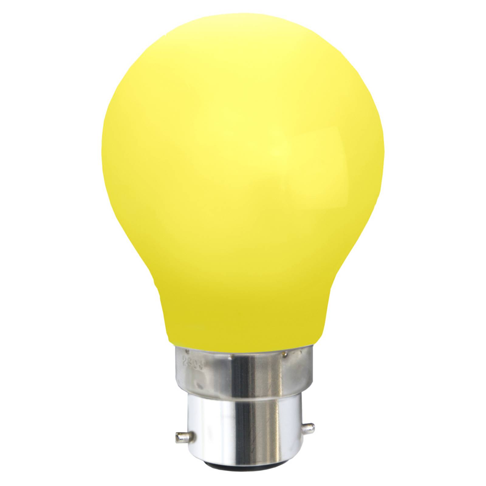 Ampoule LED B22 0,8 W, jaune