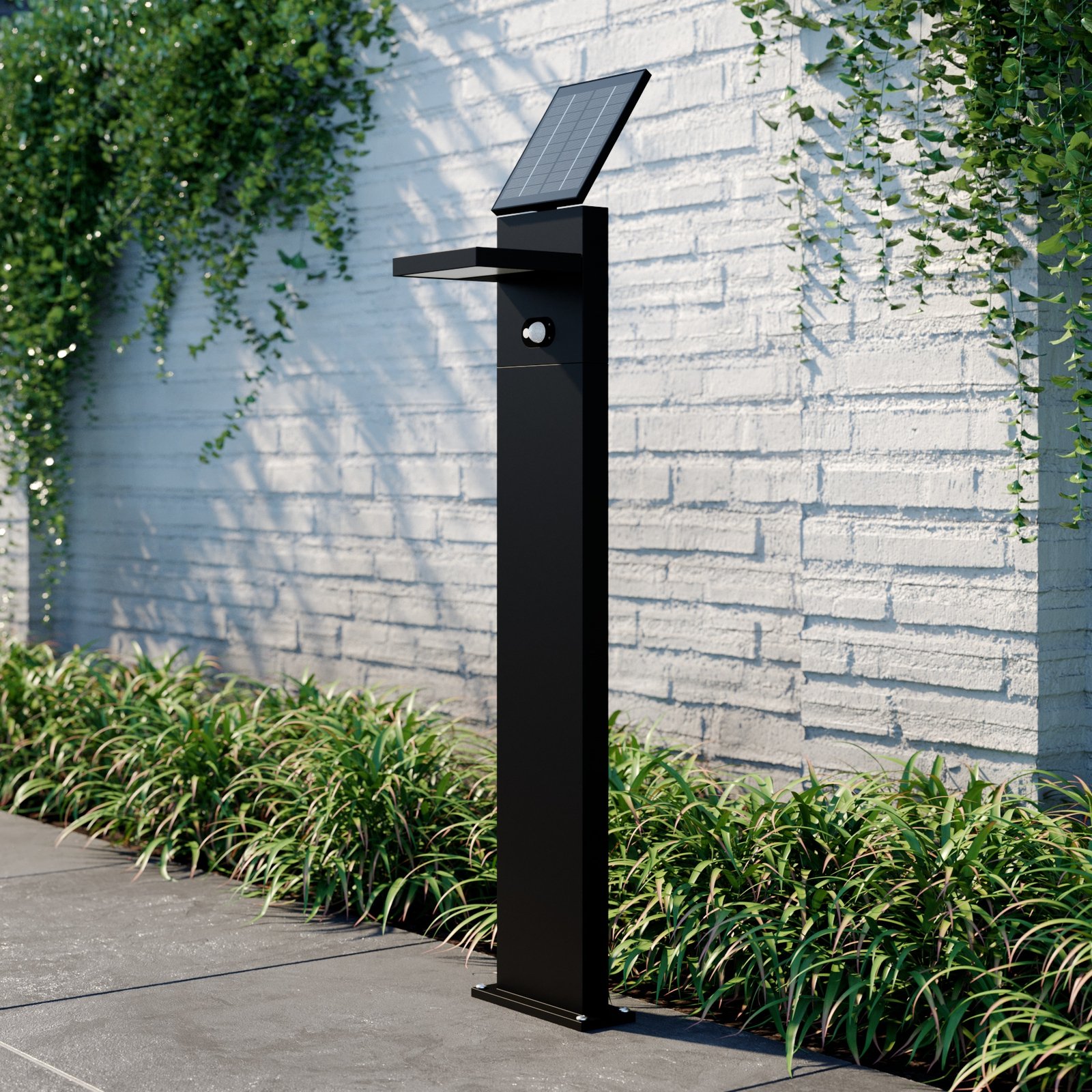 Silvan LED Solcelle Garden Lamp H100 w/Sensor Graphite - Lucande