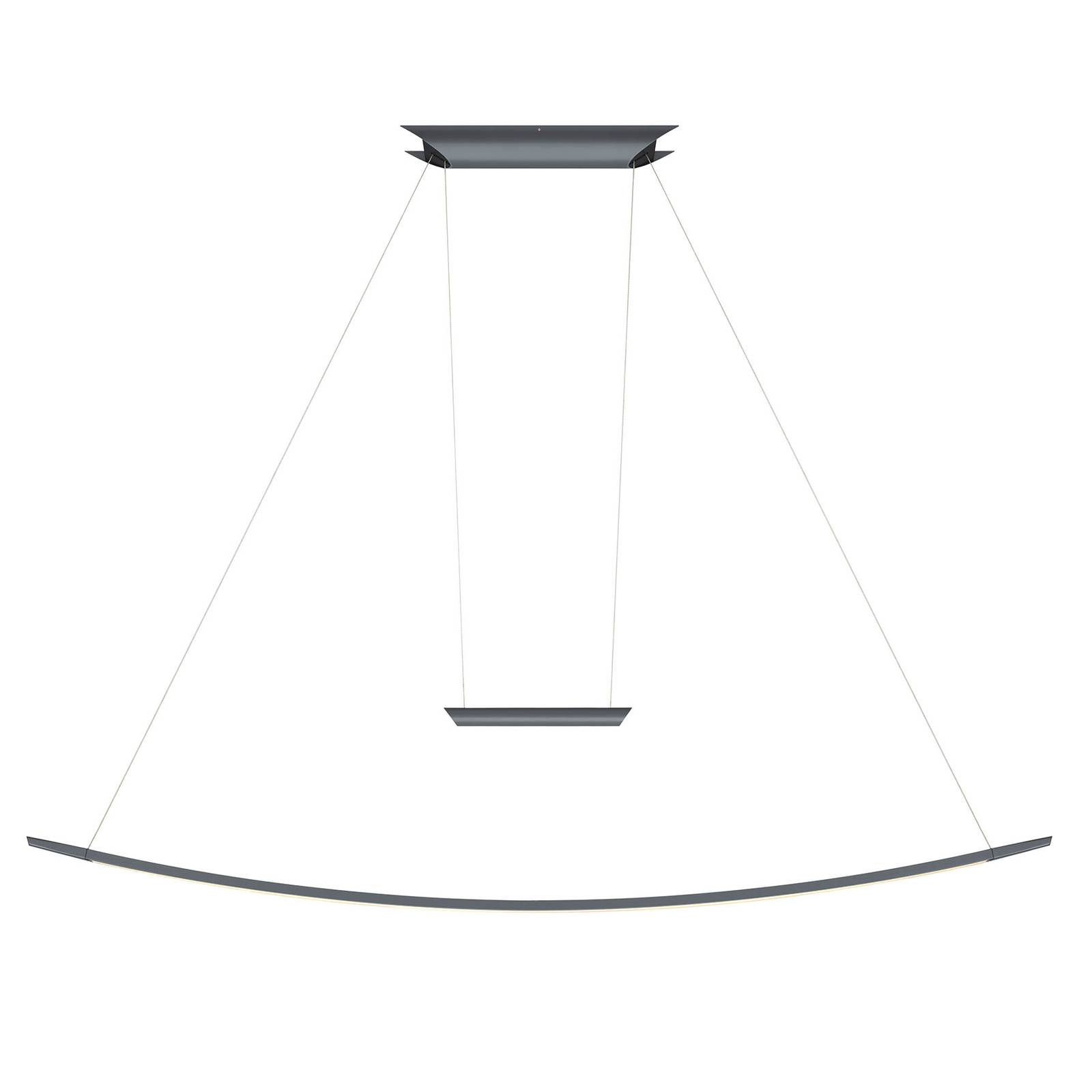 OLIGO Lisgo LED-Pendelleuchte, grau matt