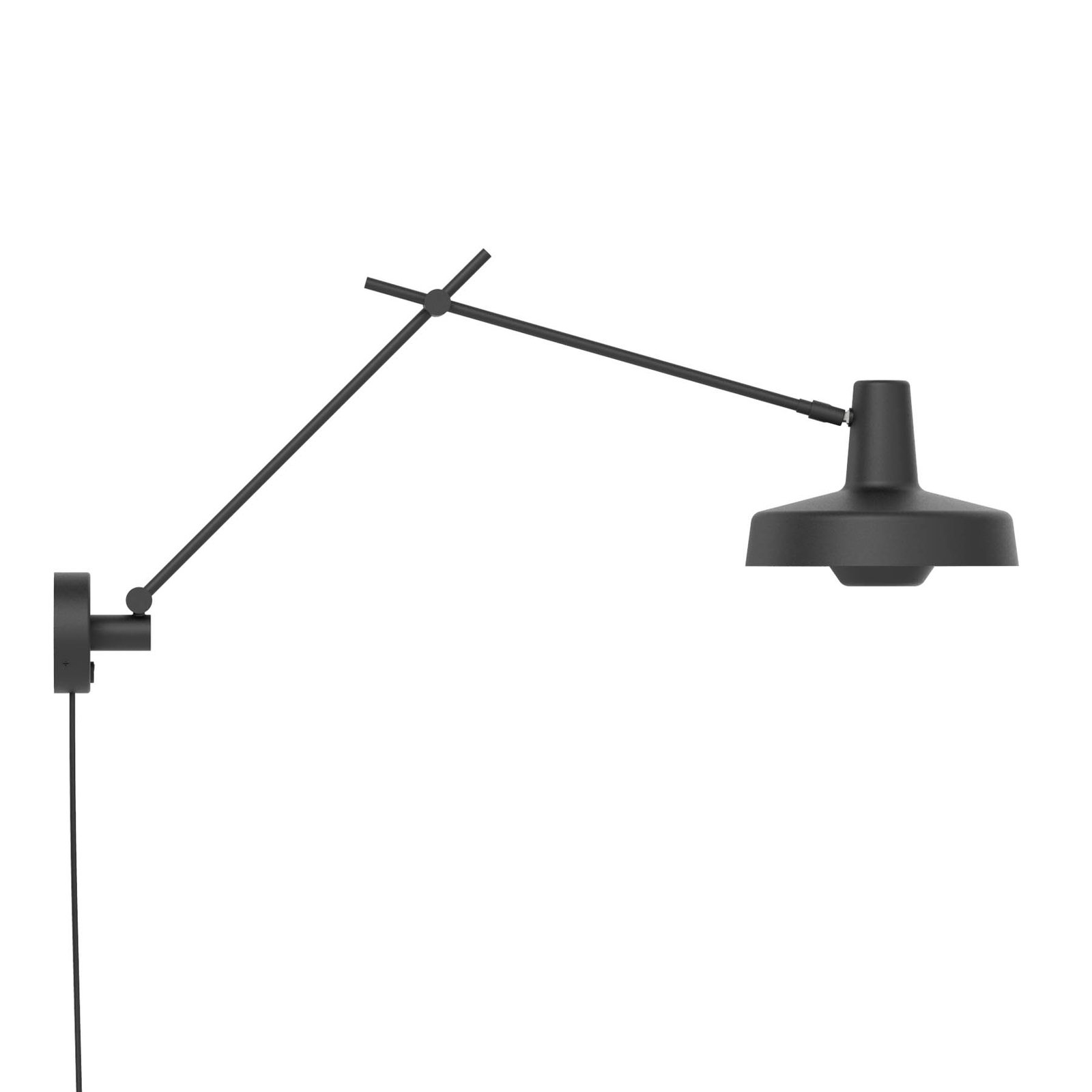GRUPA Arigato wand 1-lamp 70cm Ø23cm zwart