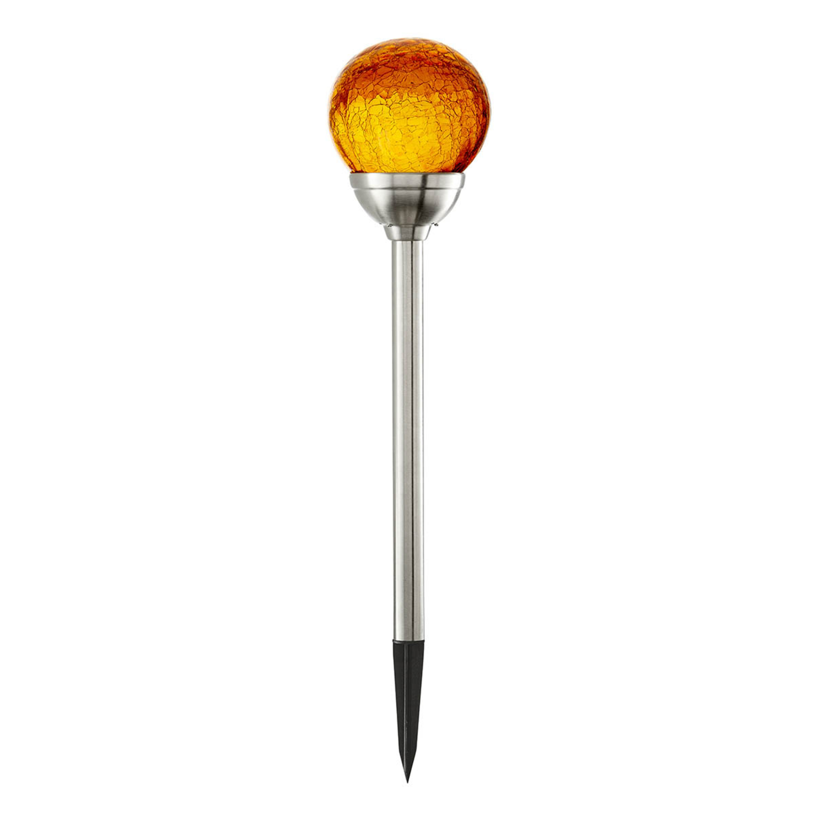 Roma - solar ground spike light with amber LED