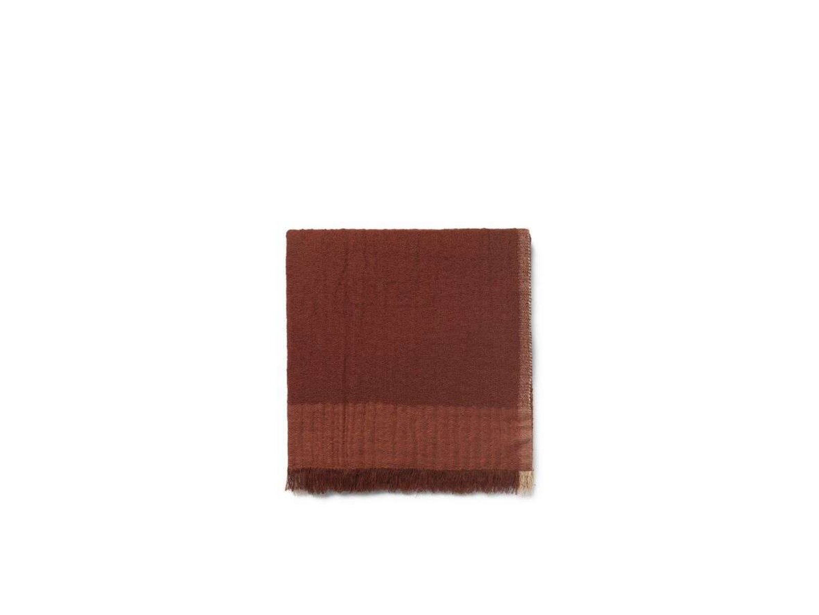 Weaver Throw Red Brown - Ferm Living