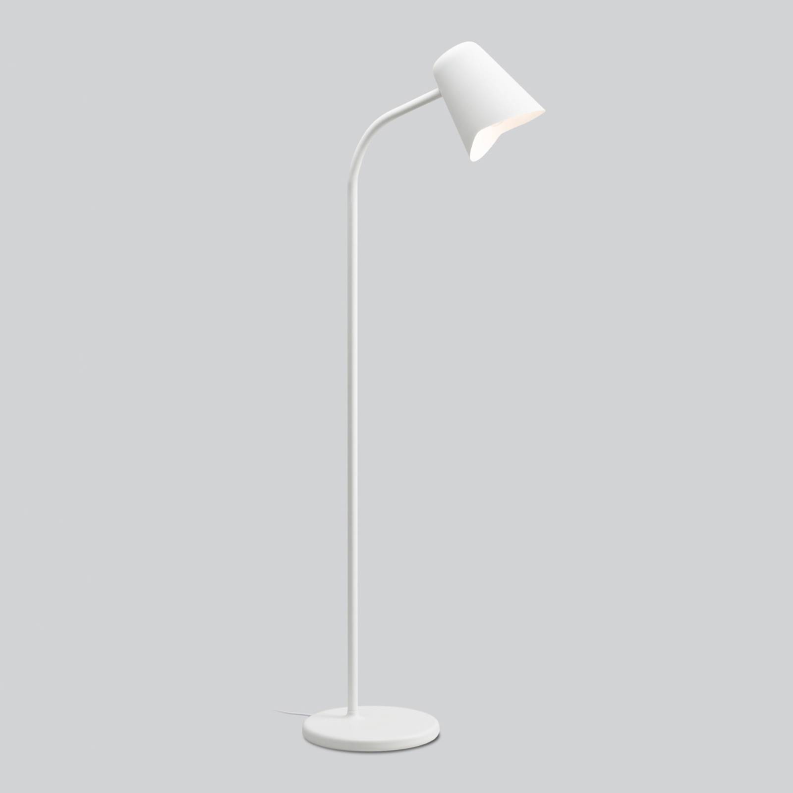 Lampadaire flexible Me en blanc