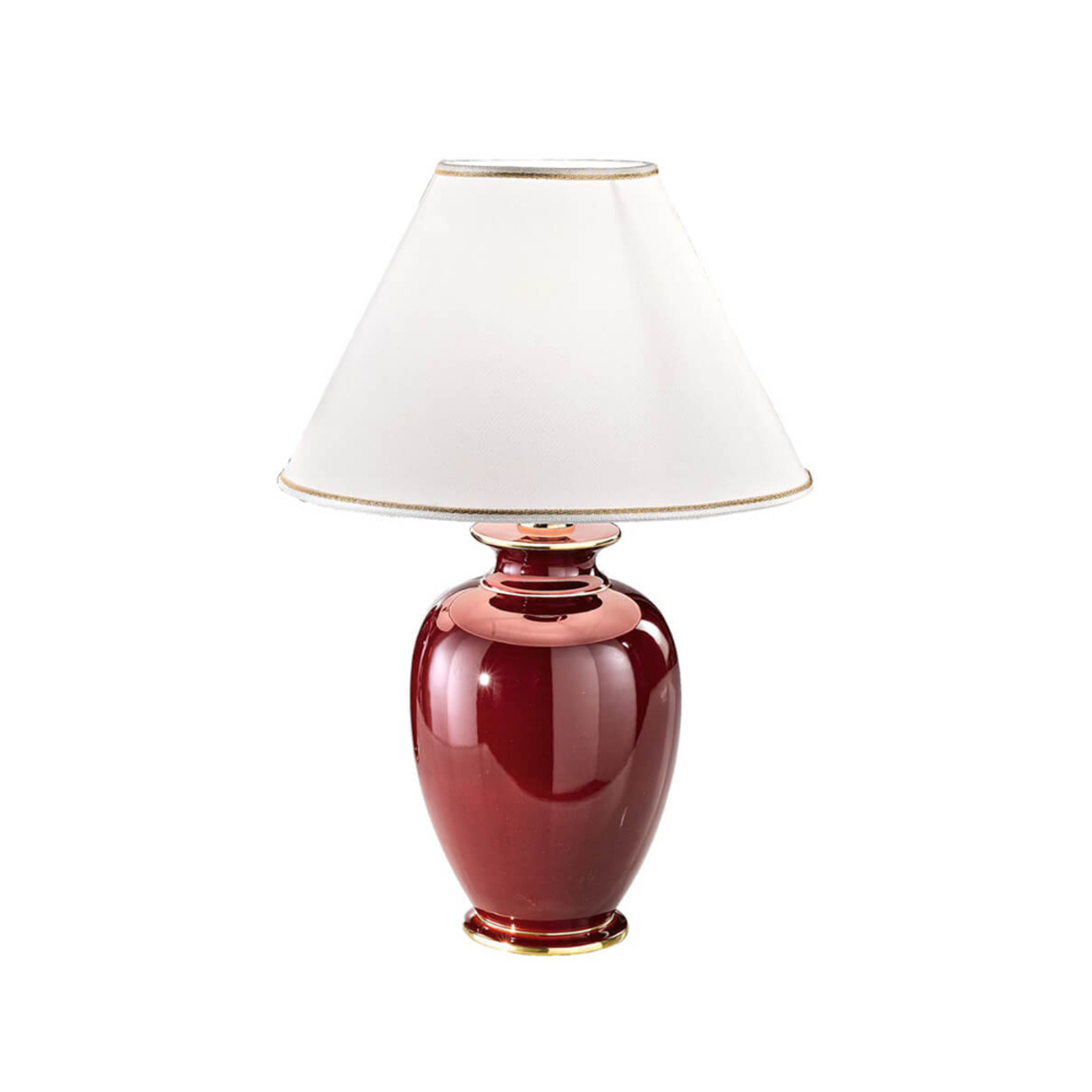 Tafellamp Bordeaux, hoogte 43 cm, diameter 30 cm