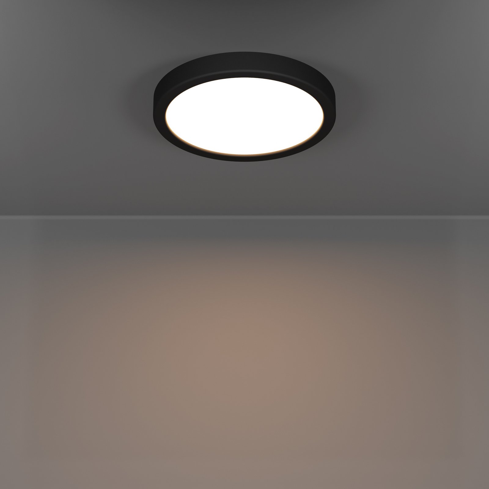 Lestenec Edale, 6x senčilo iz tkanine, kapučino, ovalno