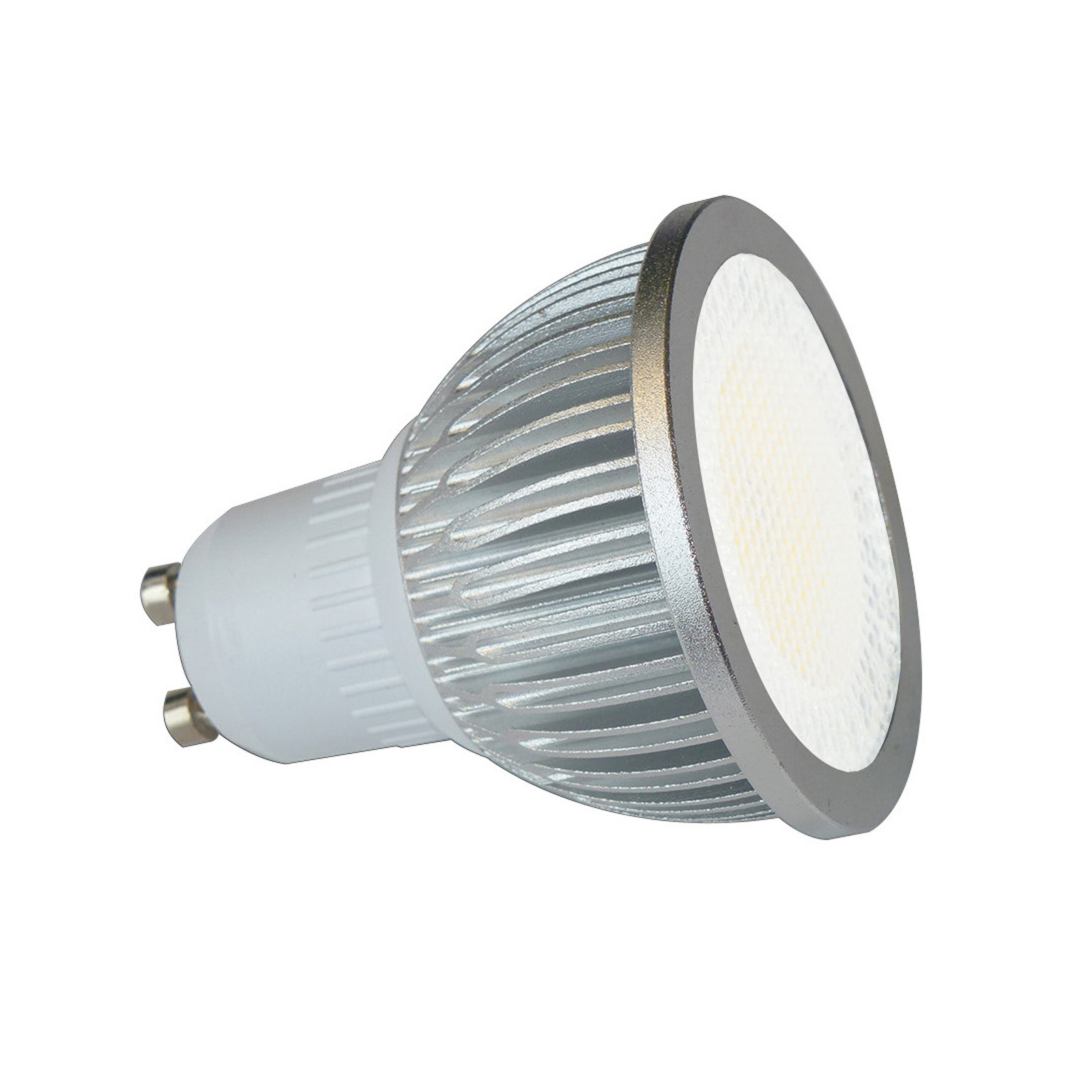Alto voltaje reflectora LED GU10 5W 830 85° 4 ud