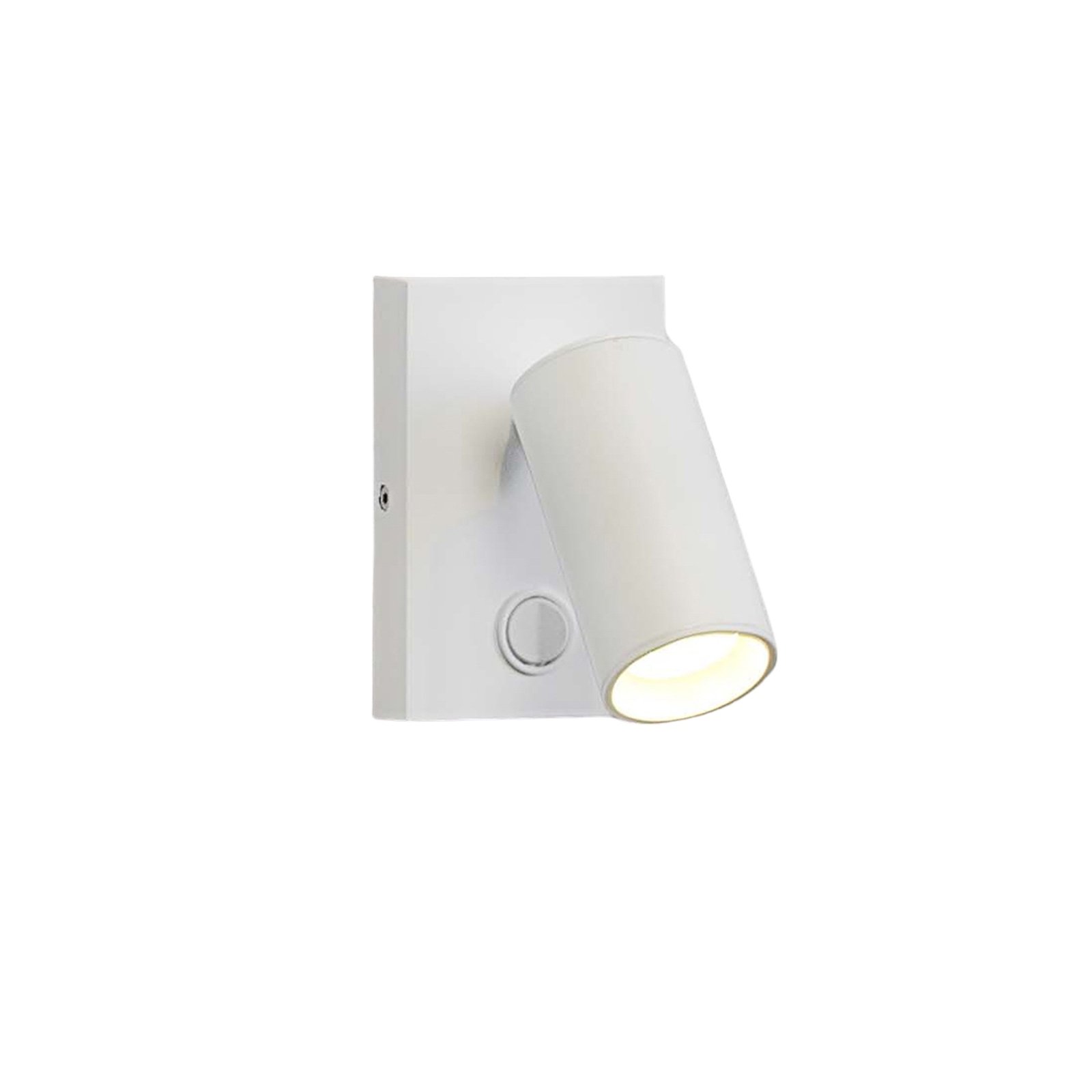 Milan Haul LED-væglampe, kantet, 1 lyskilde, hvid