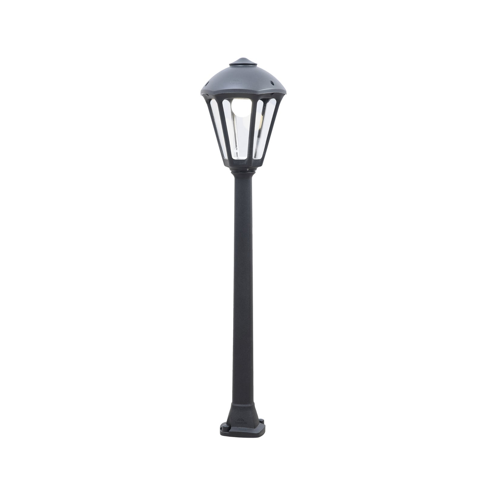 Wegeleuchte Sandro Giaffa, schwarz, Resin/PMMA, E27 LED CCT Wegeleuchte Sandro Giaffa, schwarz, Resin/PMMA, E27 LED CCT