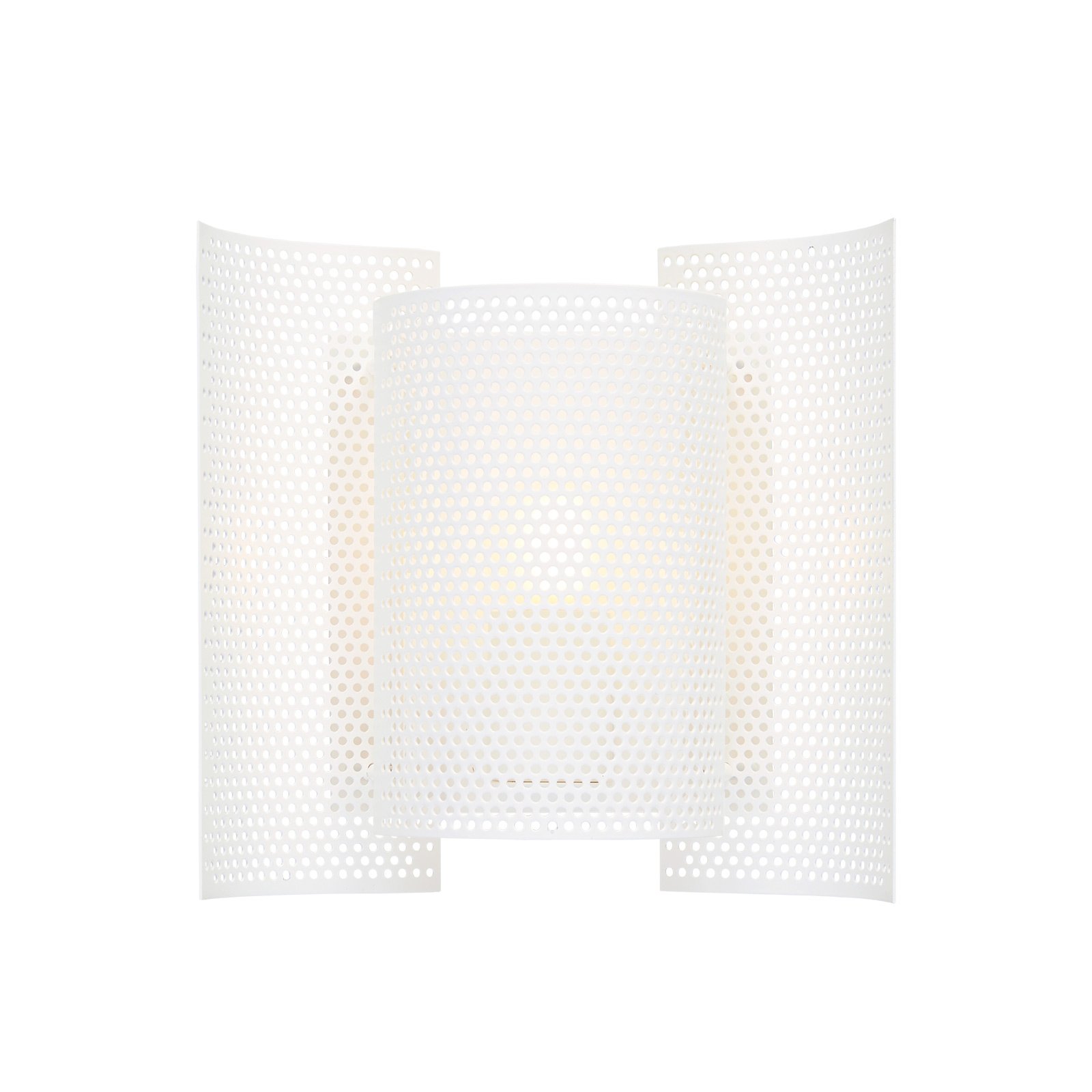 Northern Butterfly perforated wall light, white