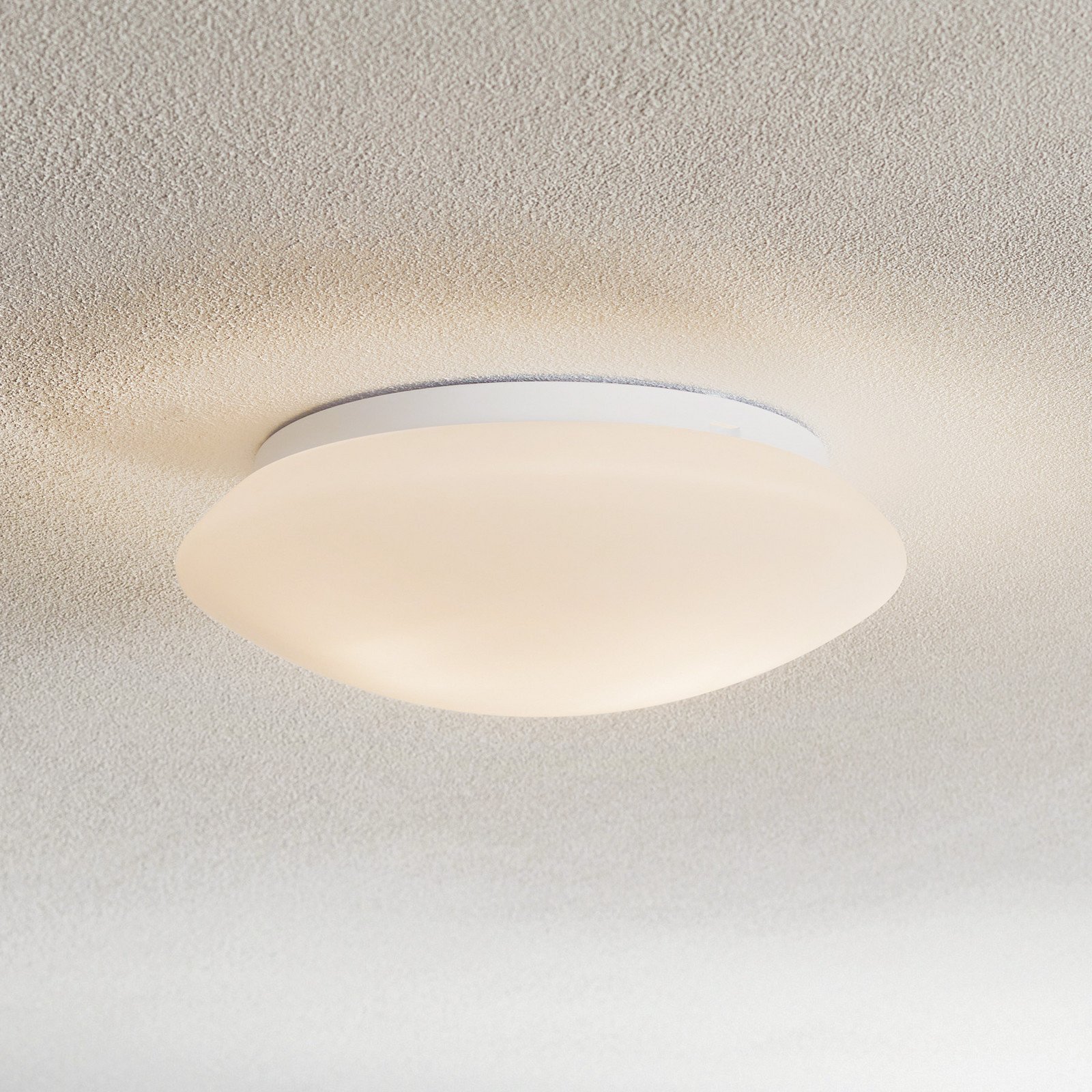 Argon Plafonieră Gjovik sticlă opală Ø 30 cm - Camera de zi / sufragerie - modern - alb opal mat