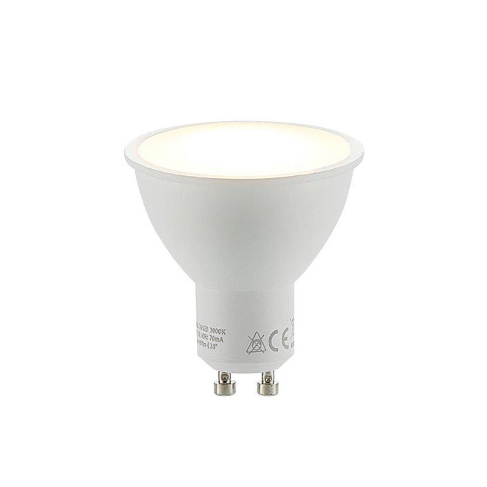 LED-heijastinlamppu GU10 7 W 3 000 K 120°