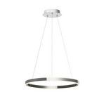 Lyani Pendant Ø60 Chrome/White - Lucande