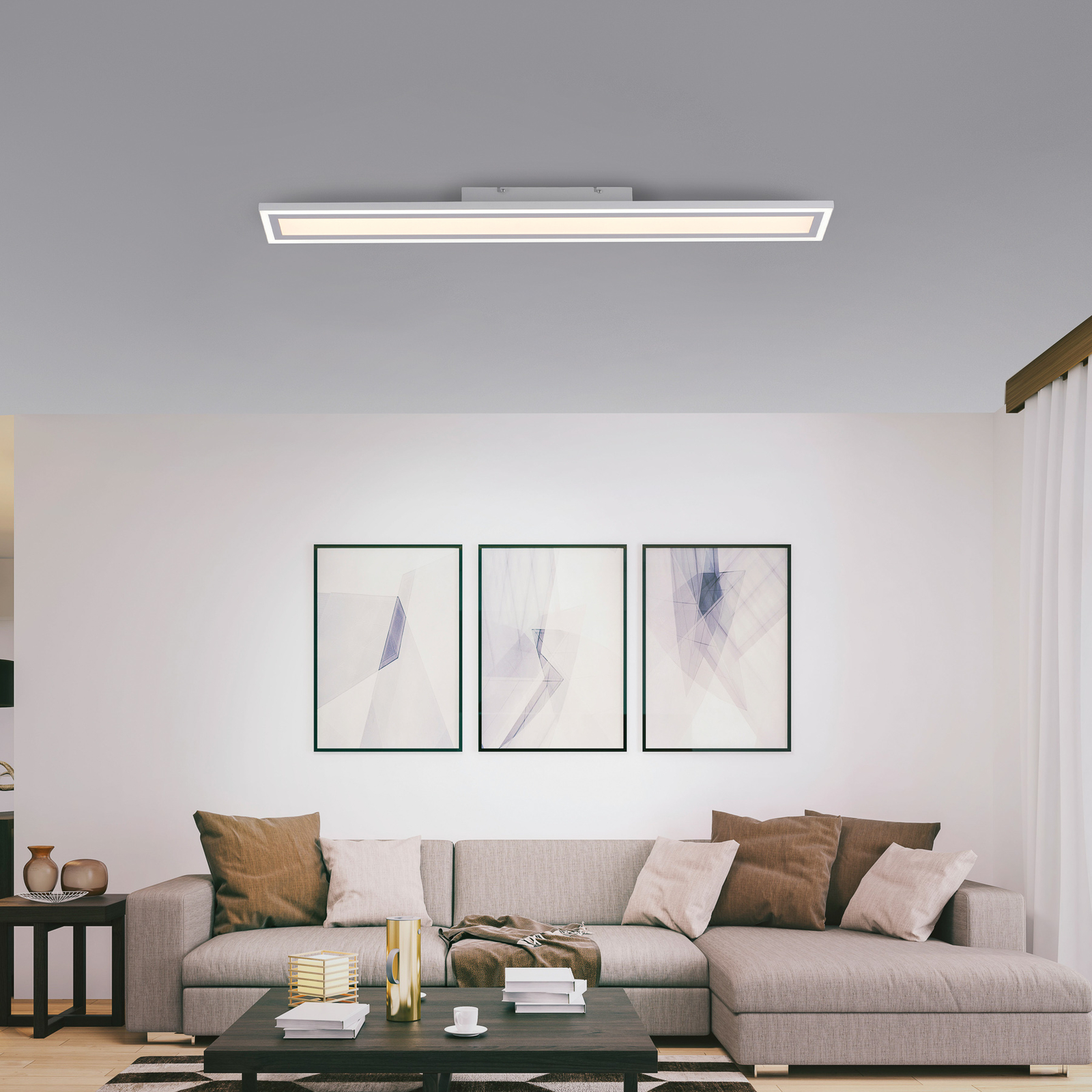 LED plafondlamp Edging CCT, 100 x 12cm
