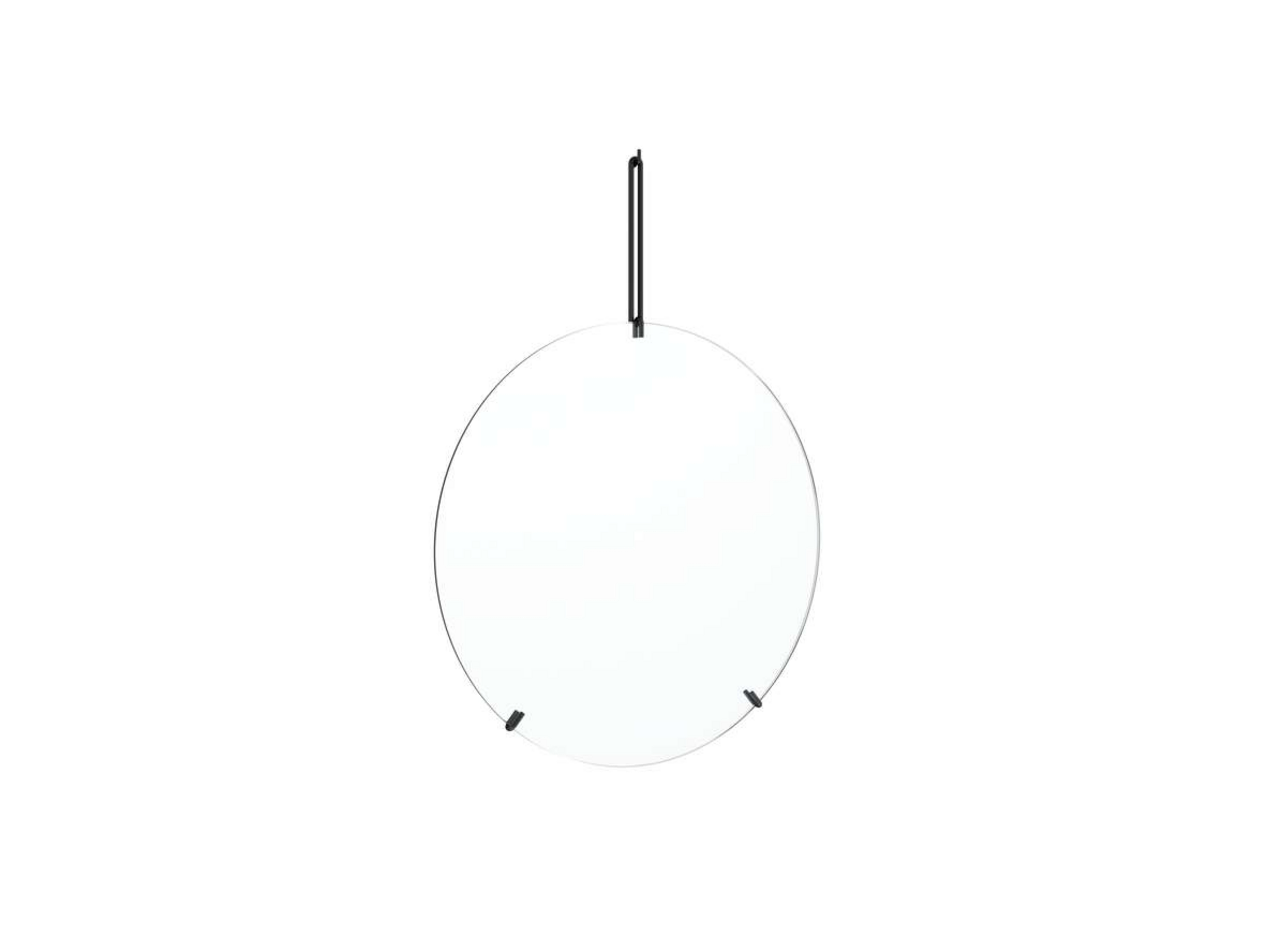 Wall Miroir Ø50 Black - Moebe