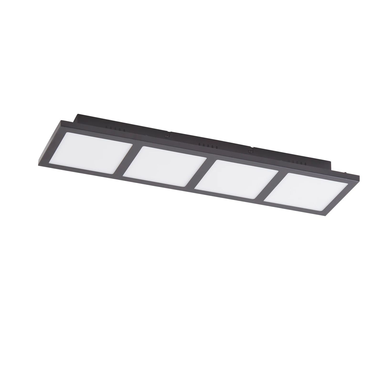 Lindby Raymie plafonnier LED, L 56,6 cm, RGBW