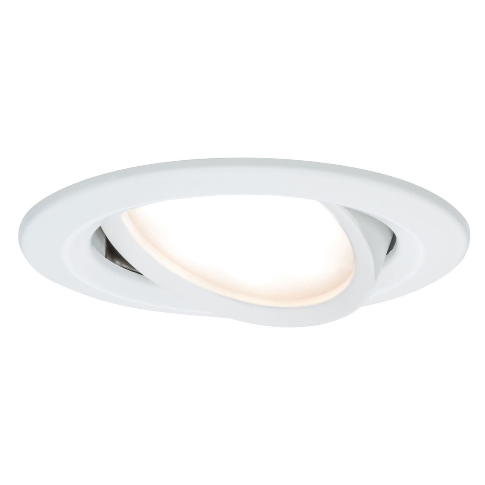 Spot LED Nova Coin de încastrat, set de 3 bucăți, orientabil, din fier -