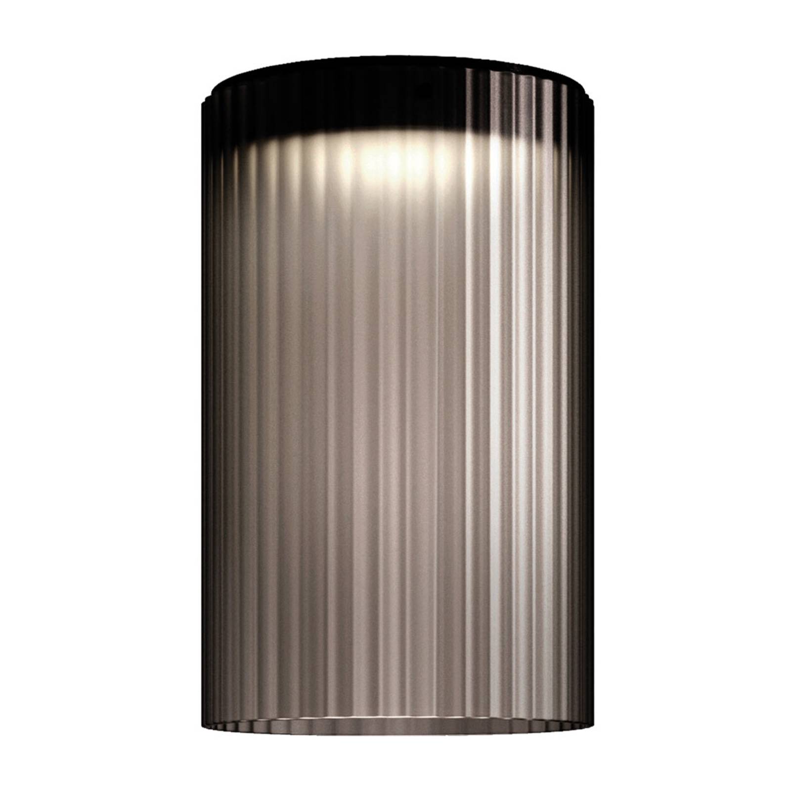 Levně Kundalini Giass LED stropní svítidlo Ø 30 cm šedé