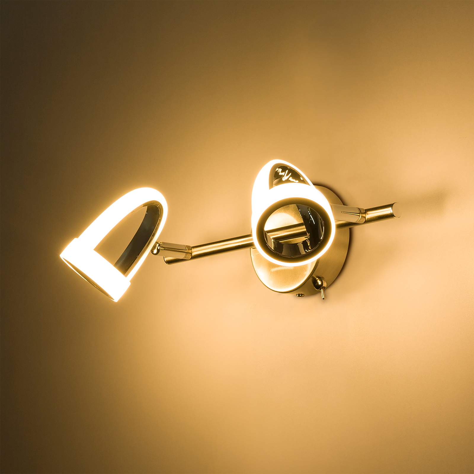 Faretto LED da soffitto Rodrik, 2 luci
