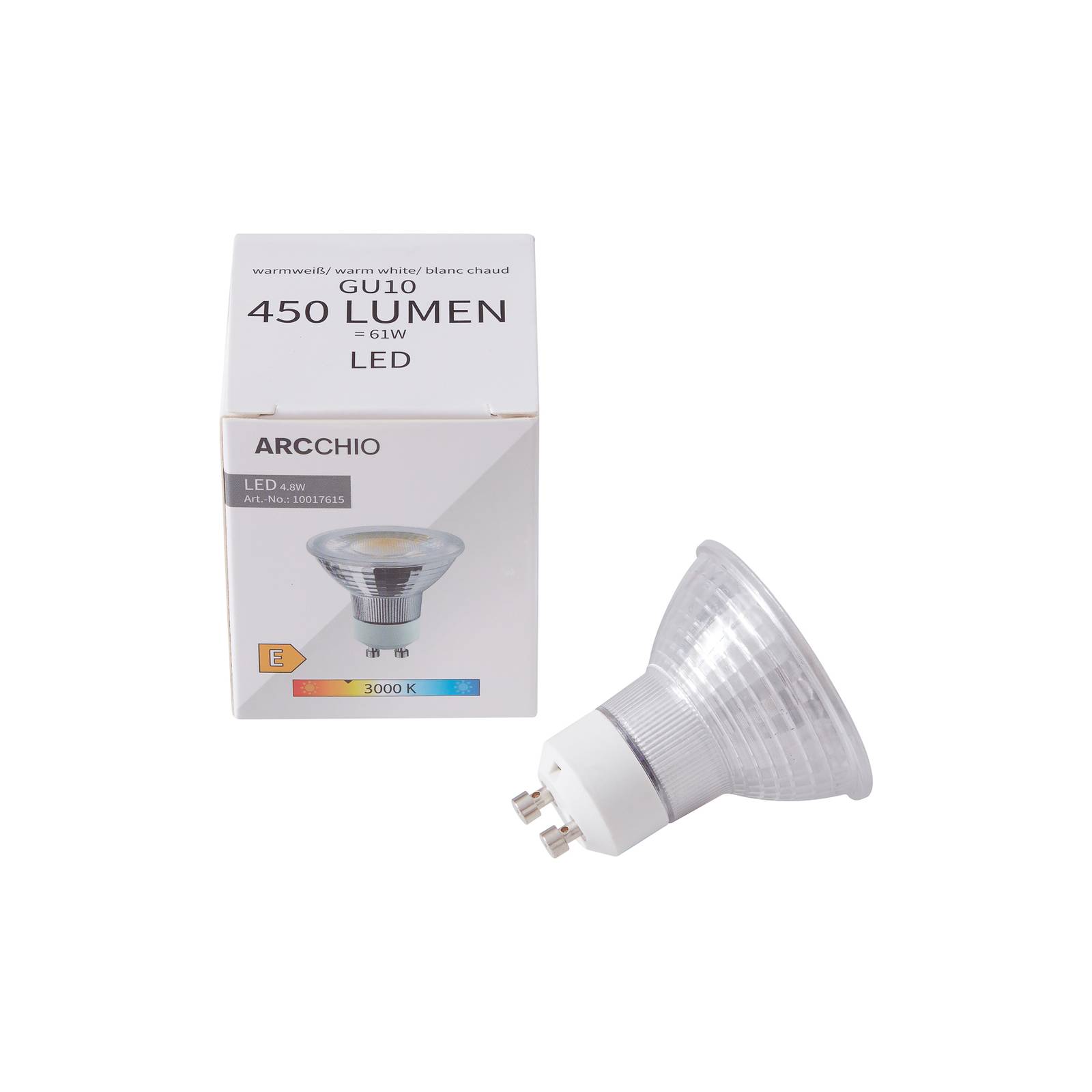 Arcchio reflektor LED GU10 4,8W 3 000 K 38°