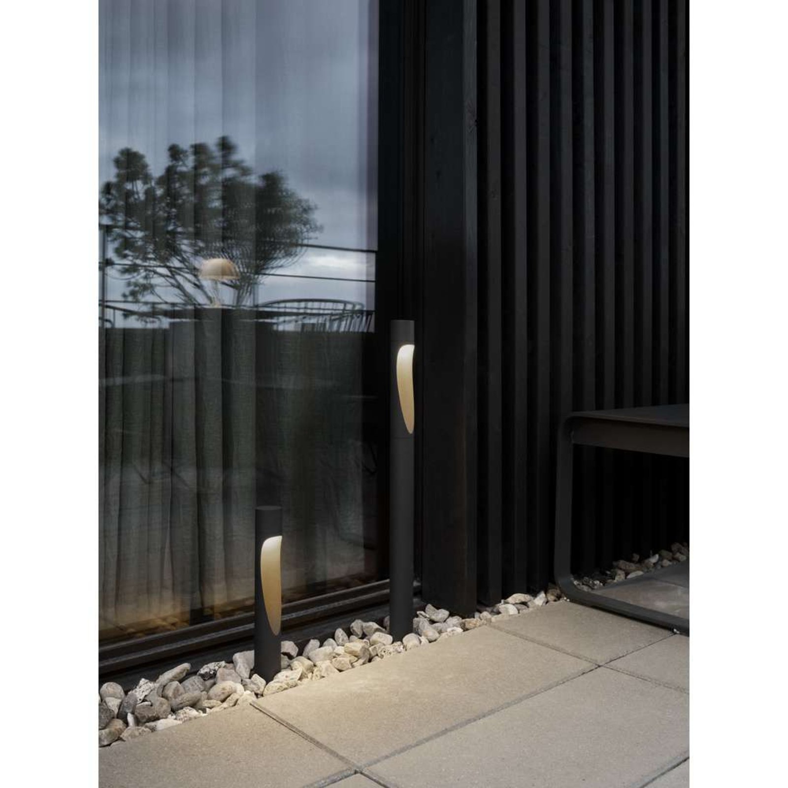 Flindt Garden LED Lampă de Grădină Long 2700K w/Spike + Connector Black - Louis 